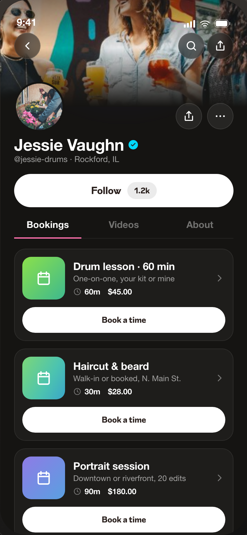 in815 app — Book